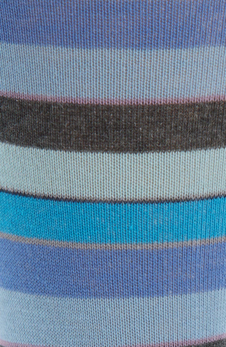 Paul Smith Nandor Organic Cotton Blend Socks, Alternate, color, Turquoise
