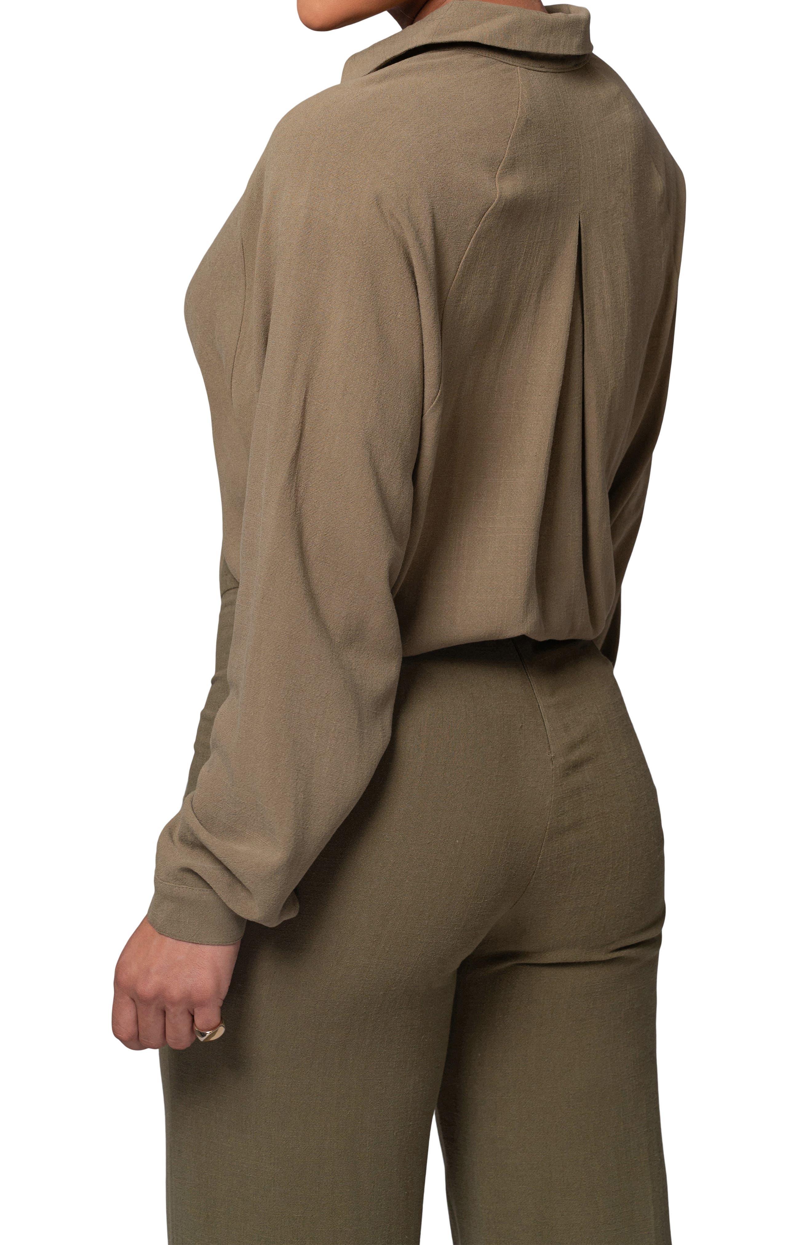 Soho Tie Front Crop Shirt - image 2