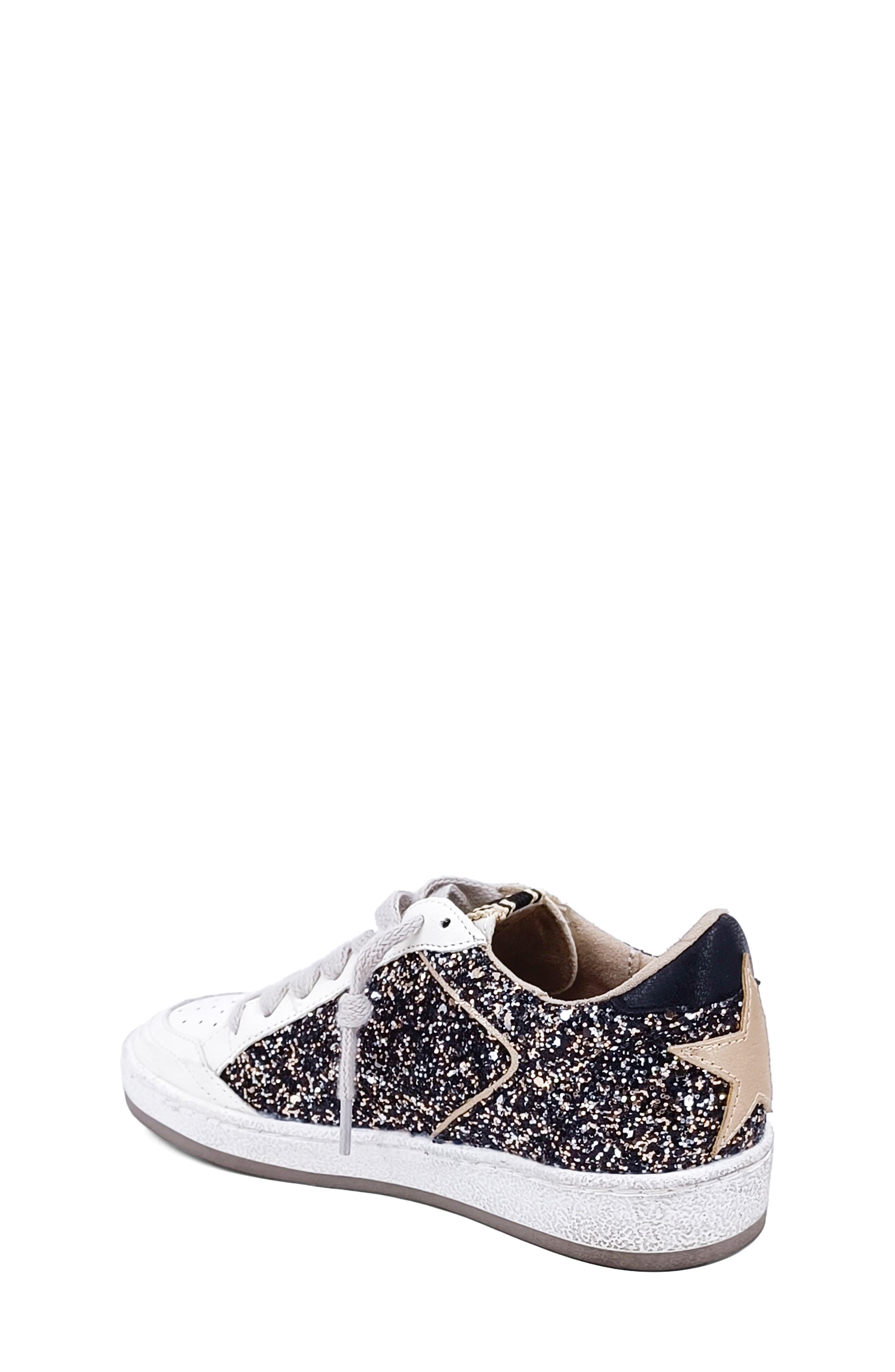 SHUSHOP Kids' Park Sneaker, Alternate, color, Gold Black