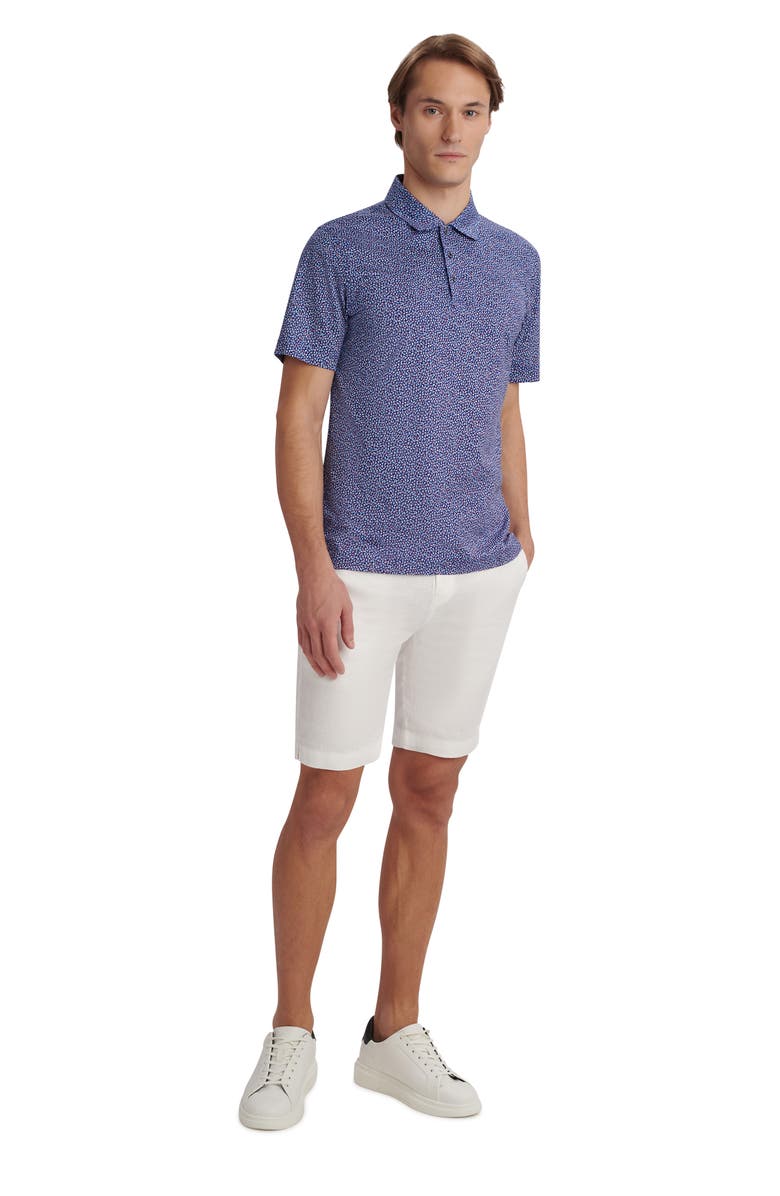 Bugatchi Drawstring Linen Shorts, Alternate, color,