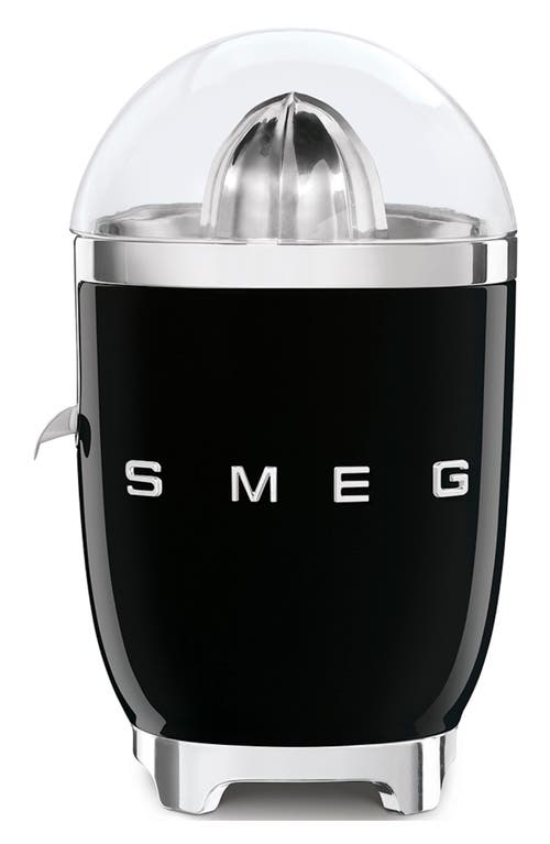 Smeg 50s Retro Style Aesthetic Citrus Juicer In Black