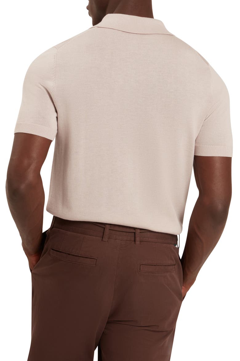 Givrans Zip Polo Sweater, Alternate, color, ECRU