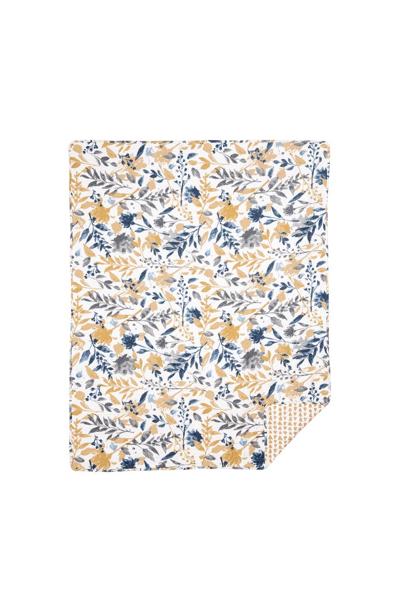 C&F Home Natural Home Cotton Quilted 48" x 60" Throw Blanket, Main, color, Yellow