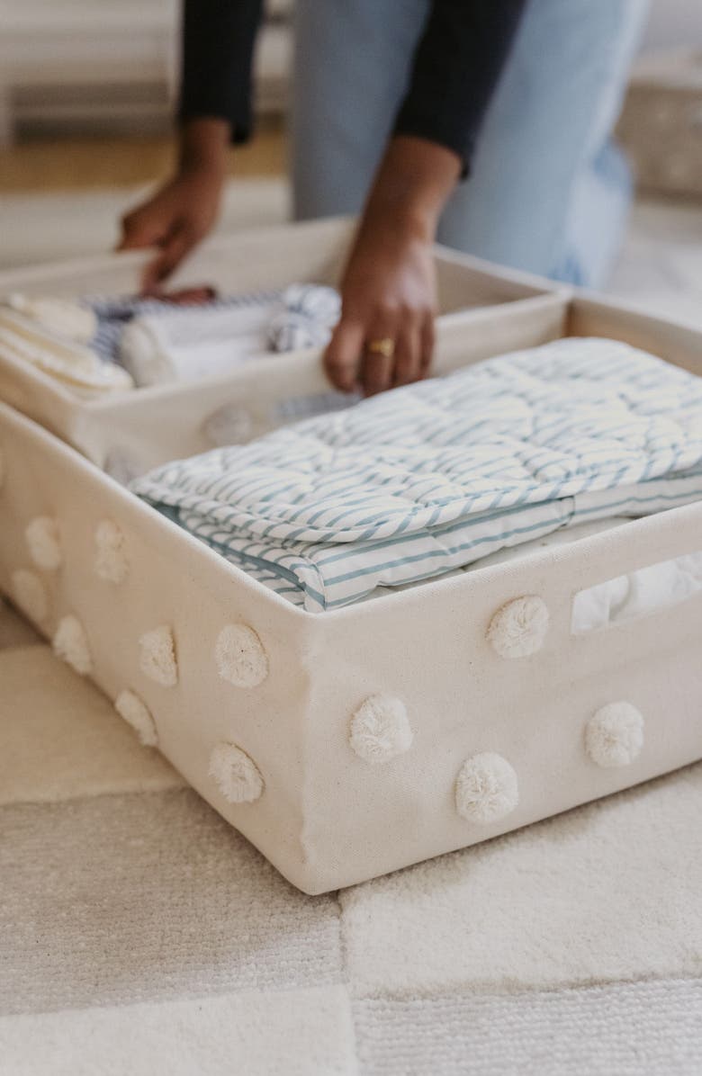 Pehr Hide Away Large Basket, Alternate, color, Natural