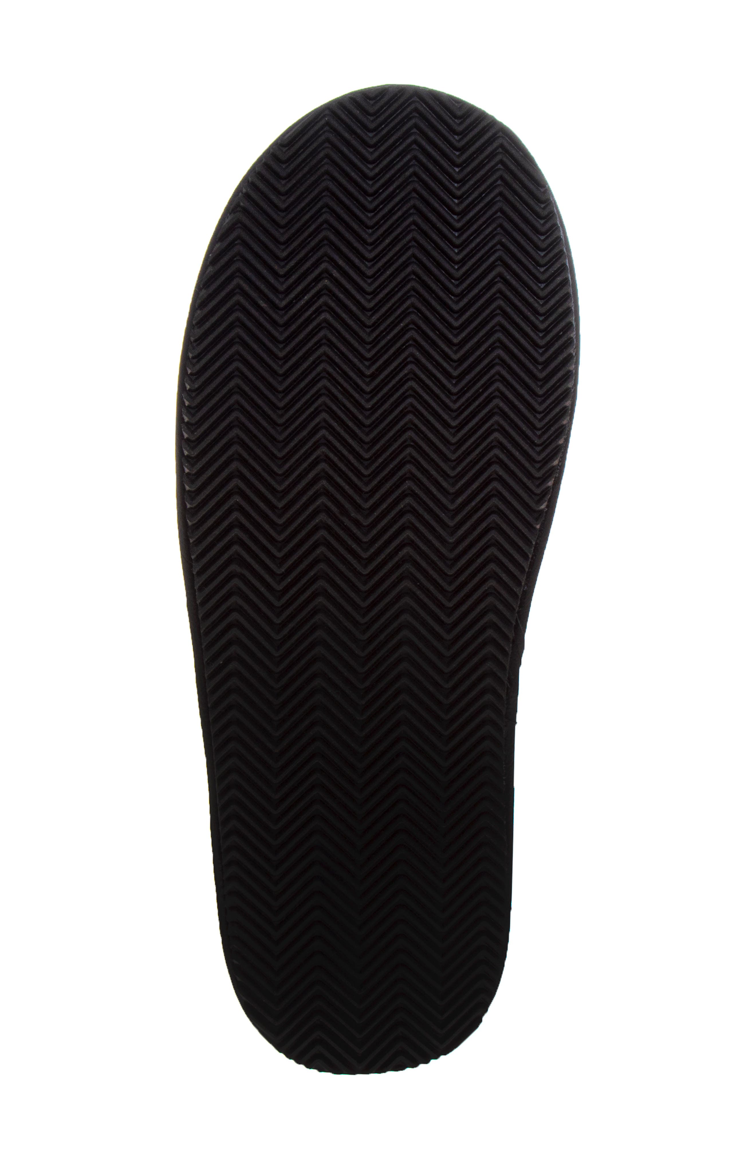 AVALANCHE Faux Shearling Lined Slipper, Alternate, color, Black