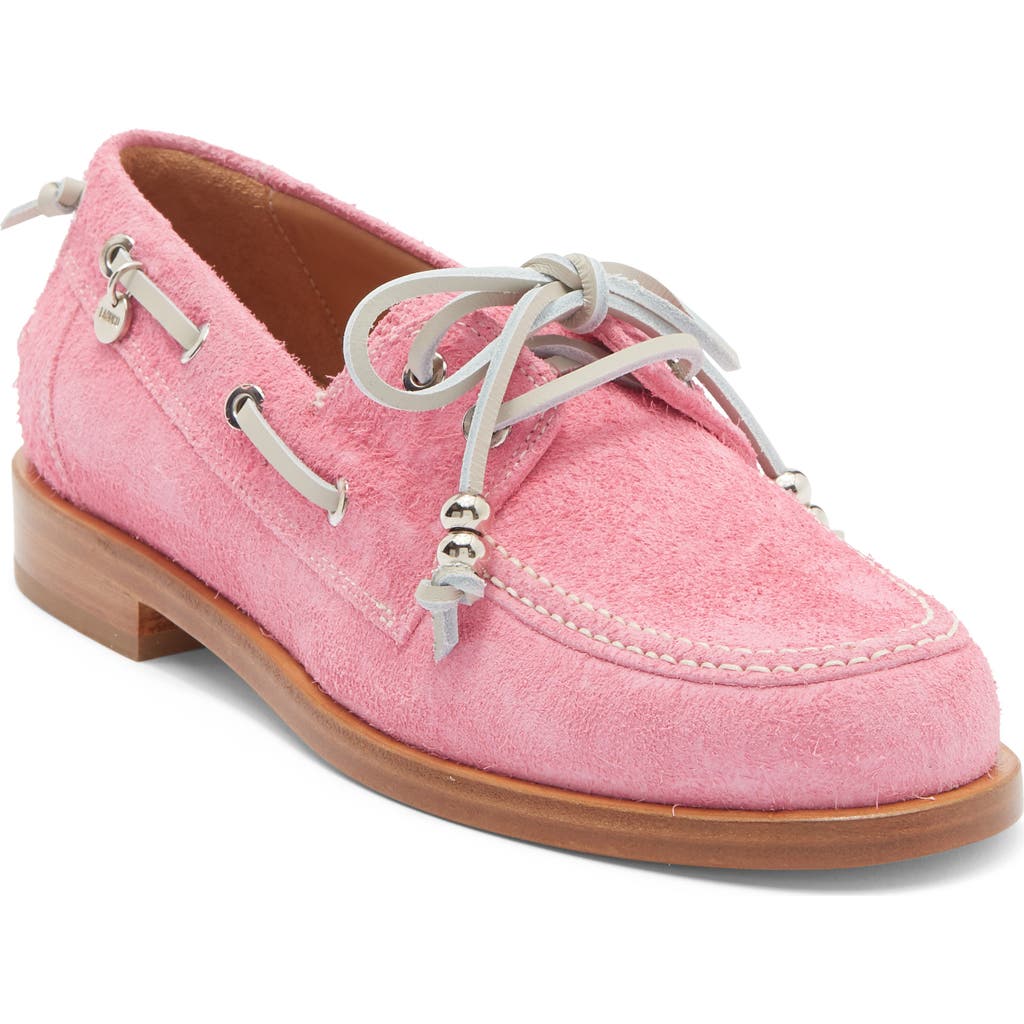 Labucq Nelson Boat Shoe In Animal Print