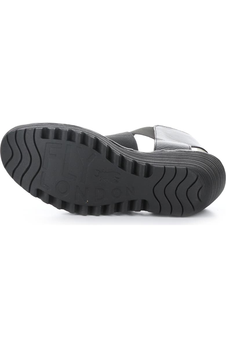 Fly London Yuba Platform Wedge Sandal, Alternate, color,
