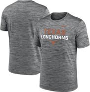 Nike Men's Nike Anthracite Texas Longhorns Campus Center Stack Velocity Performance T-Shirt
