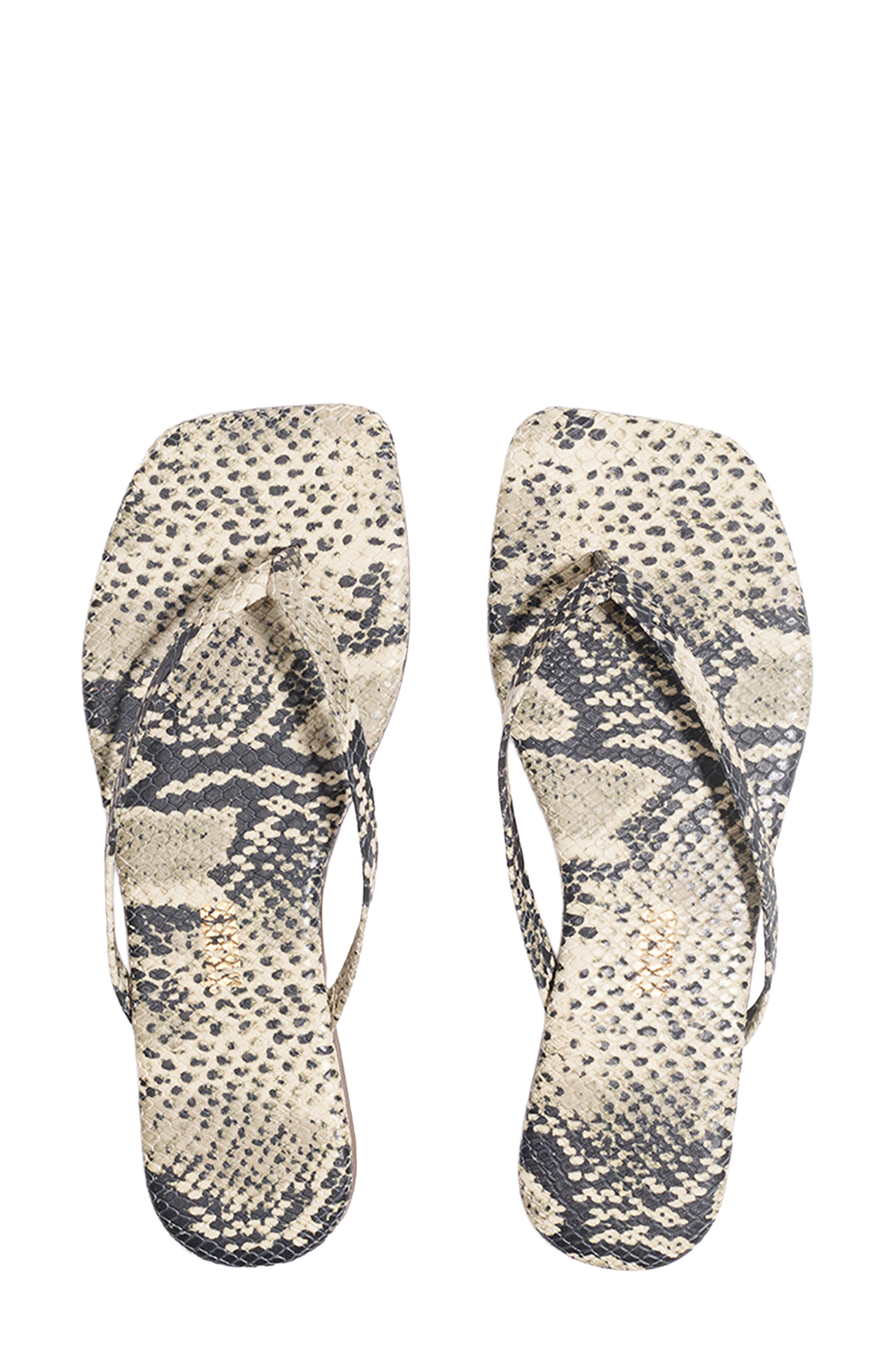 Square Toe Flip Flop, Alternate, color, SANDSNAKE