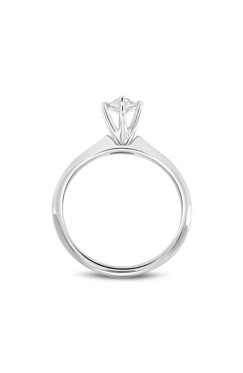 LuvMyJewelry Ava 14K Gold Pear Lab Grown Diamond Solitaire Ring - 1.5 Ct, Alternate, color, 14K White Gold