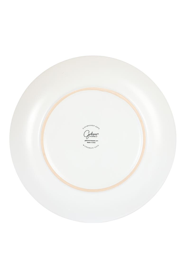 Dinah Double Bowl Stoneware Embossed Dinnerware Set, Alternate, color, White