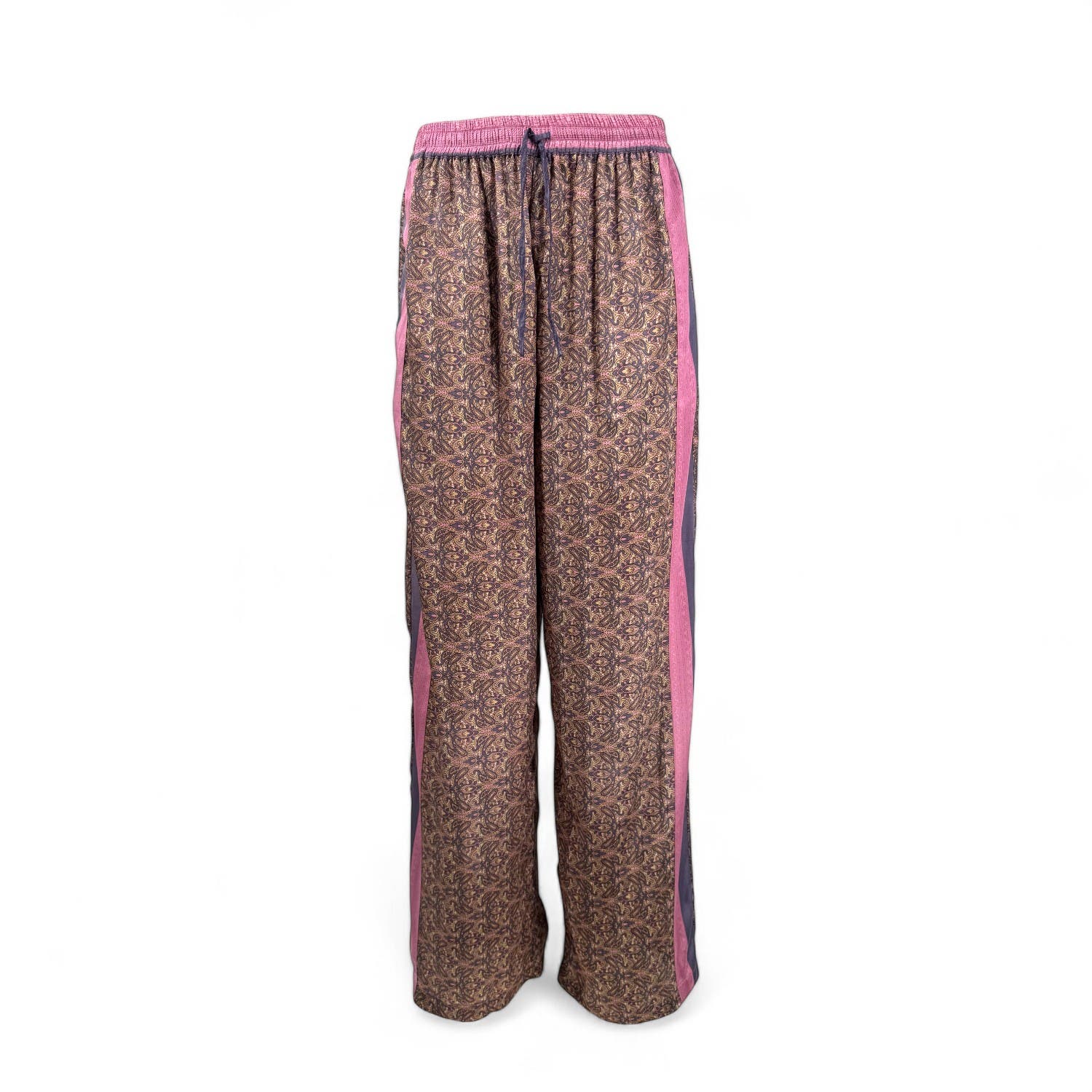 Paisley Motif Pant With Stripe
