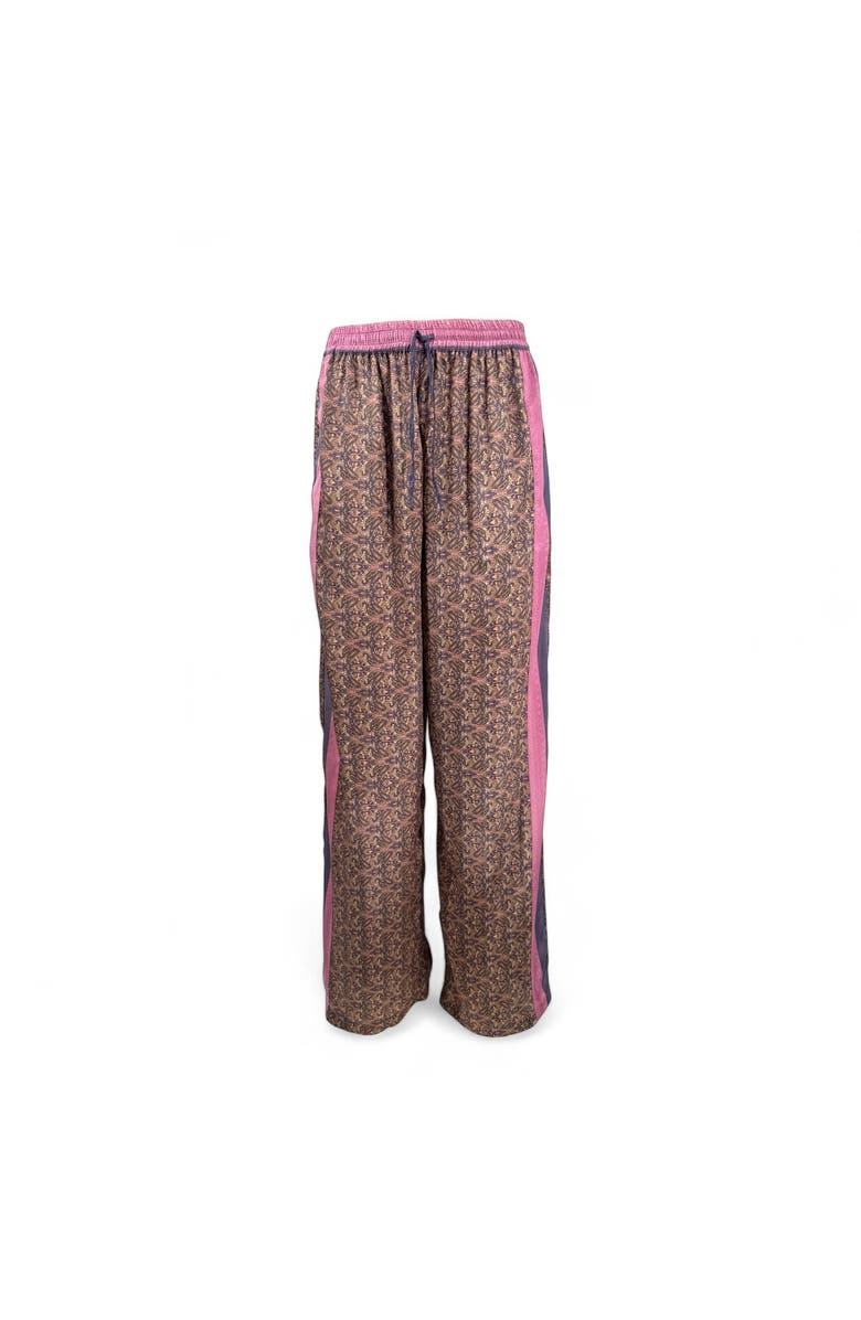 Monzlapur Paisley Motif Pant With Stripe, Main, color, Lilac