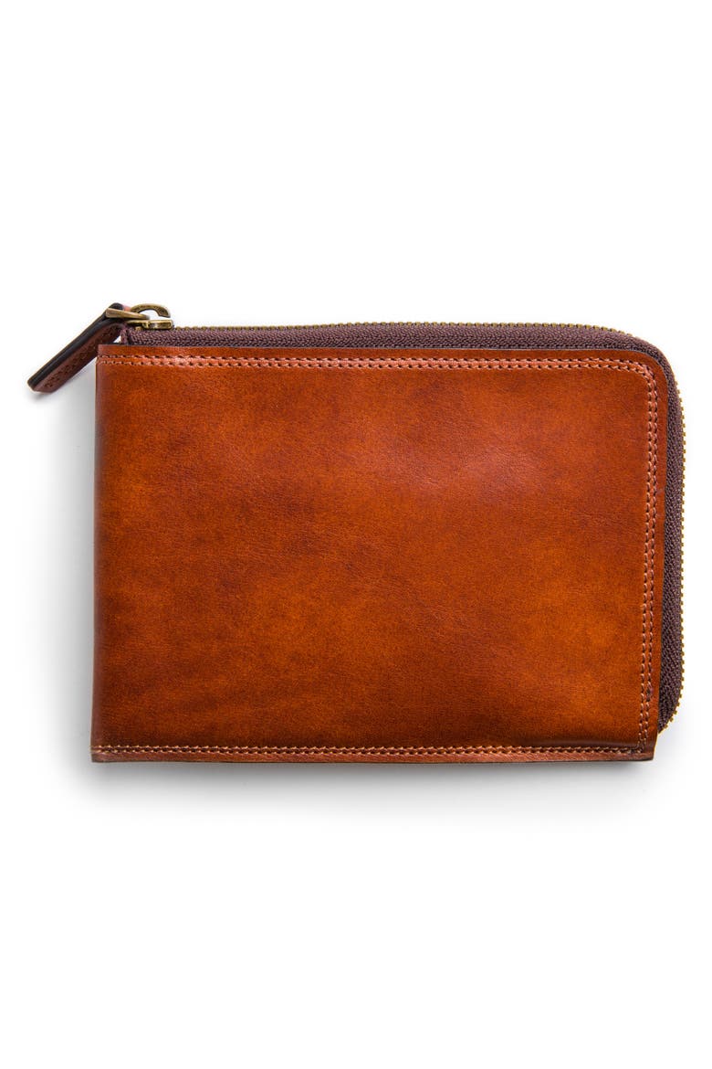 Dolce Leather Passport Case, Alternate, color, AMBER