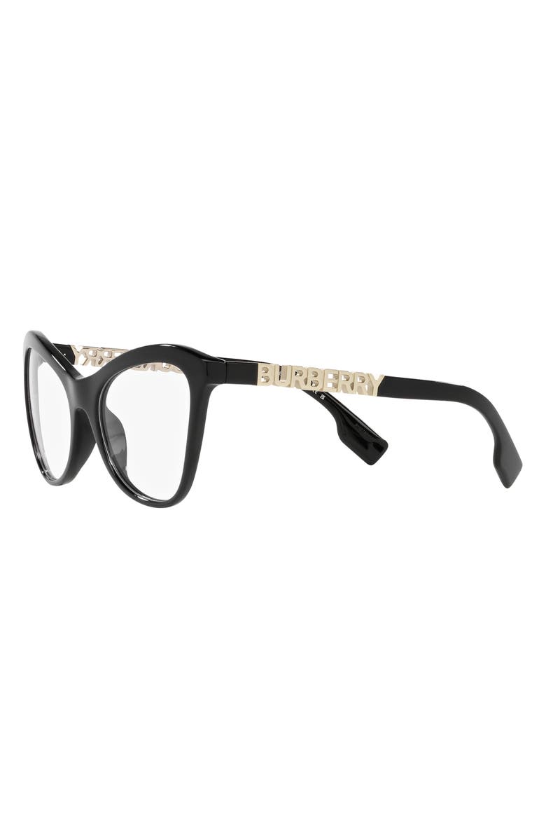 Burberry Angelica 54mm Cat Eye Optical Glasses, Alternate, color, 