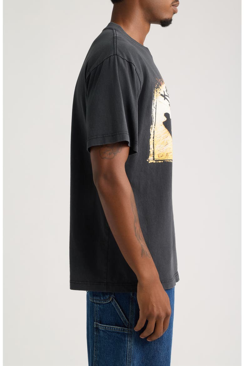 Korn Shadow Cotton Graphic T-Shirt, Alternate, color, BLACK