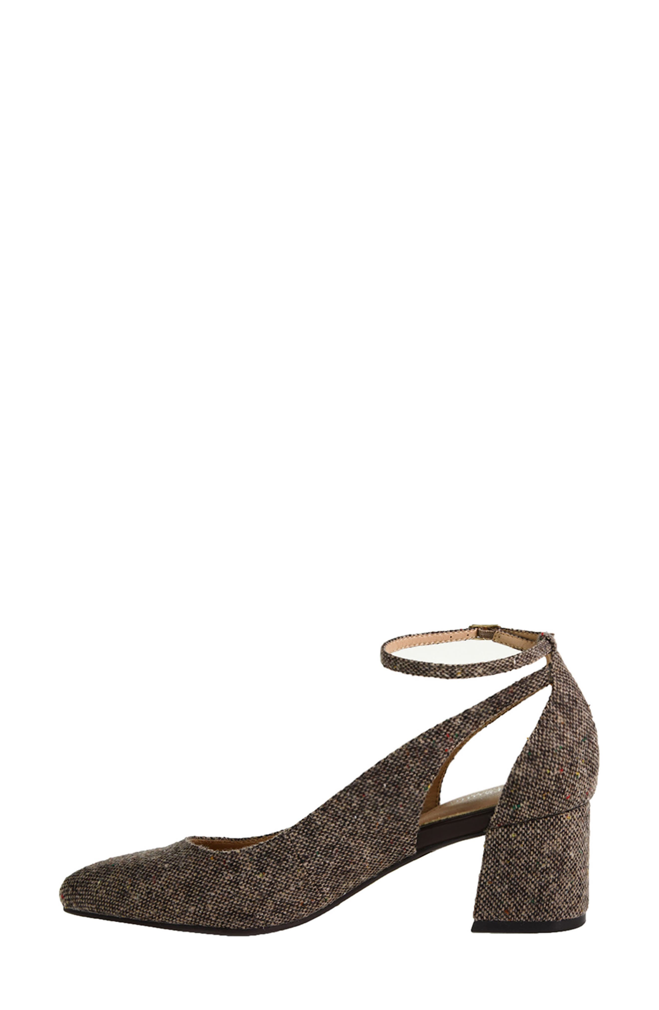 CL BY LAUNDRY Adorable Tweed Ankle Strap Pump, Alternate, color, 
