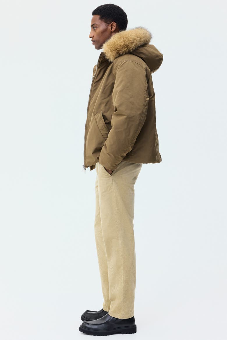 Regular Fit Corduroy Trousers, Alternate, color, Beige