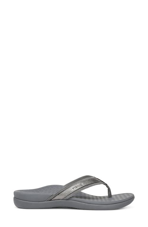 Vionic Tide 2.0 Flip Flop In Gray