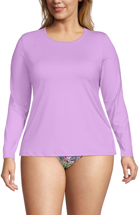 SunShade UPF 50 Long Sleeve Rash Guard Swim Tee