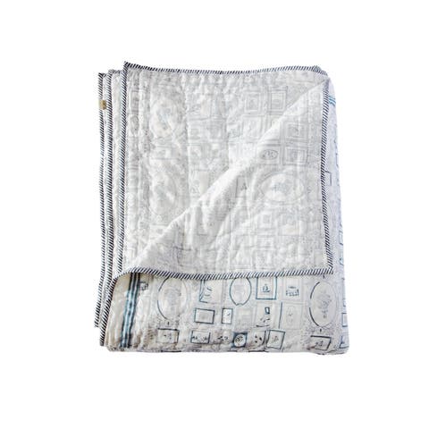 Draped In Memory Hand Block Printed Blanket