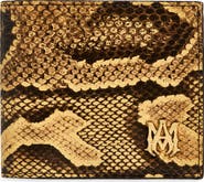 AMIRI Python Embossed Bifold Wallet