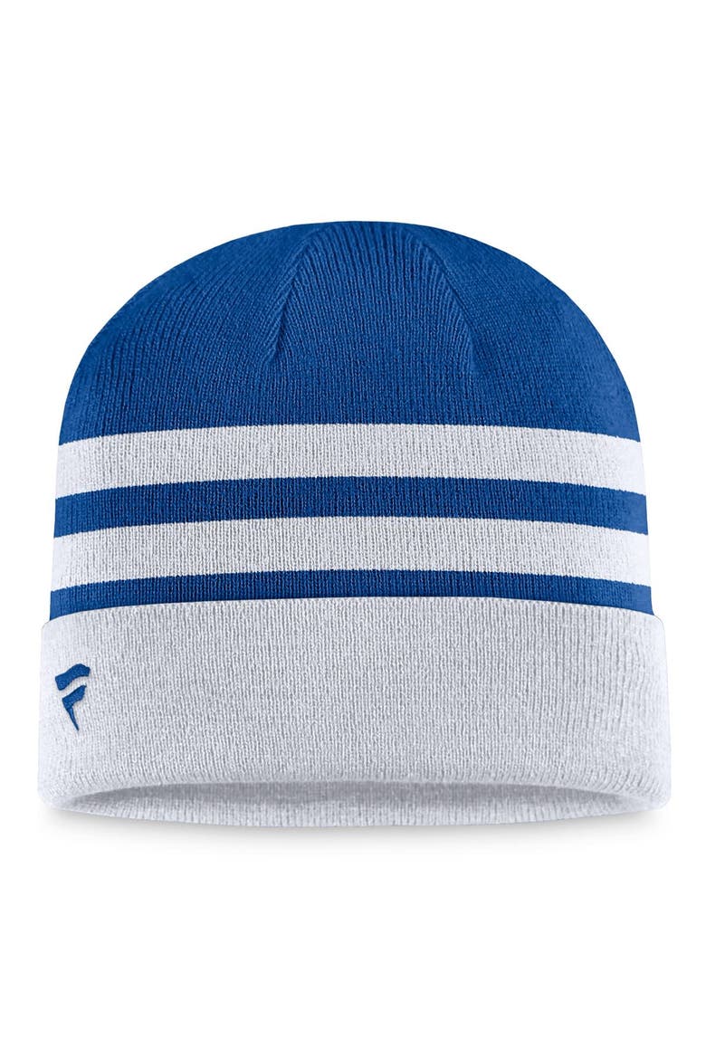 Men's Fanatics Branded Heather Gray Buffalo Bills Logo Cuffed Knit Hat, Alternate, color, Heather Gray