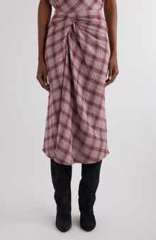 Isabel Marant Étoile Nicole Plaid Cotton Skirt