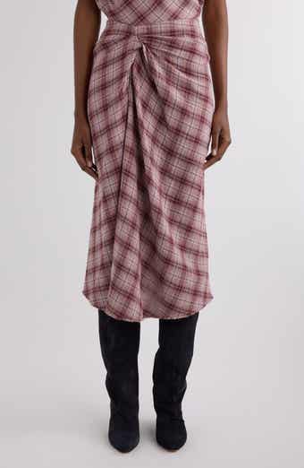 Isabel Marant Étoile Nicole Plaid Cotton Skirt