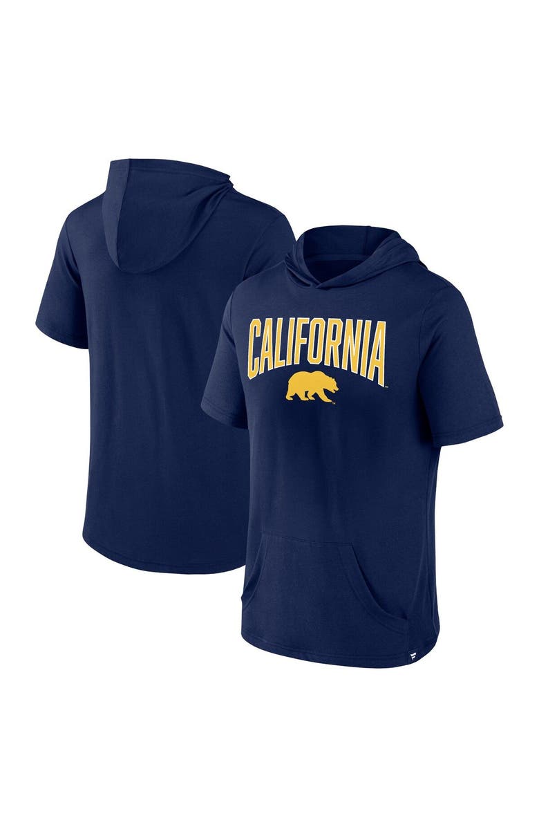 FANATICS Men's Fanatics Navy Cal Bears Outline Lower Arch Hoodie T-Shirt, Main, color, Navy