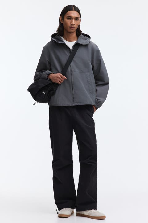 Water-repellent nylon windbreaker