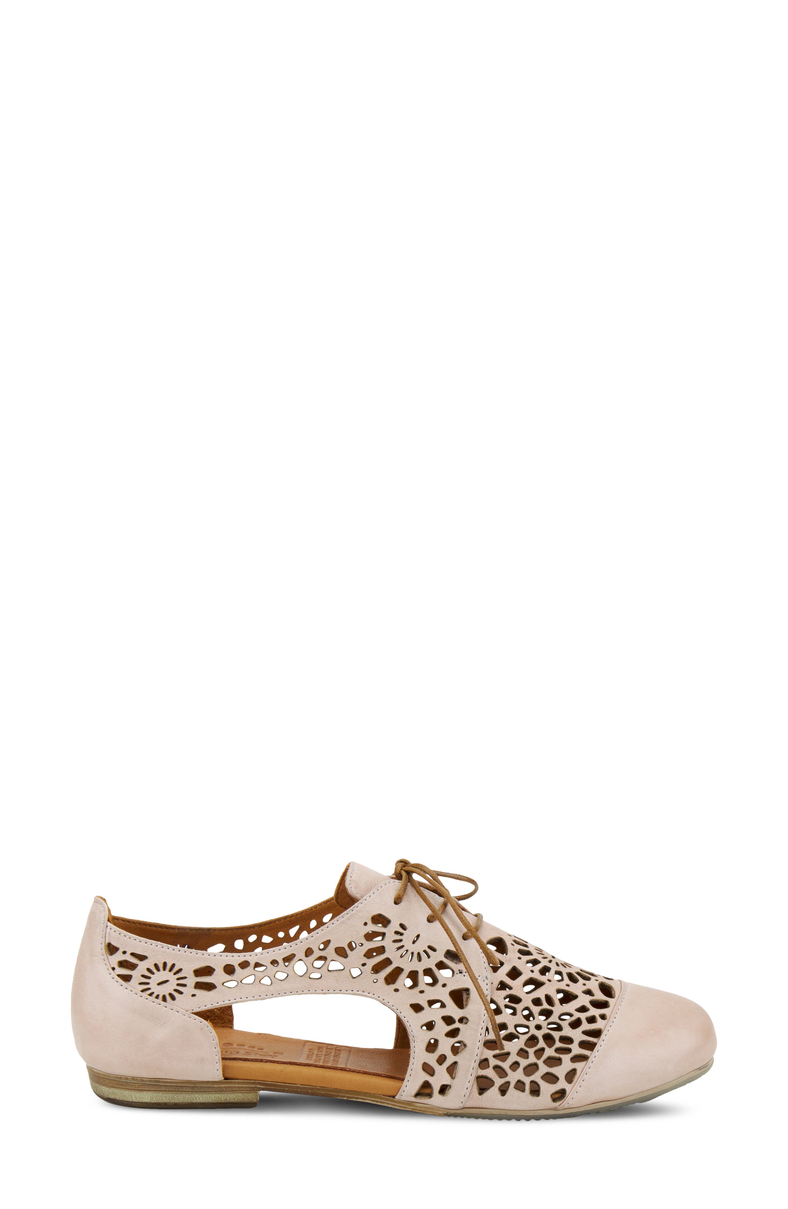 Spring Step Theone Cutout Derby Flat, Alternate, color, 