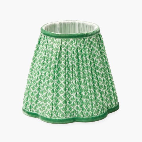 Green Lotus Lampshade (18cm)
