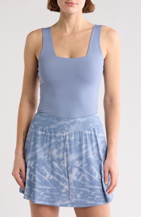 Tropical Bliss Tie Dye Square Neck Tank