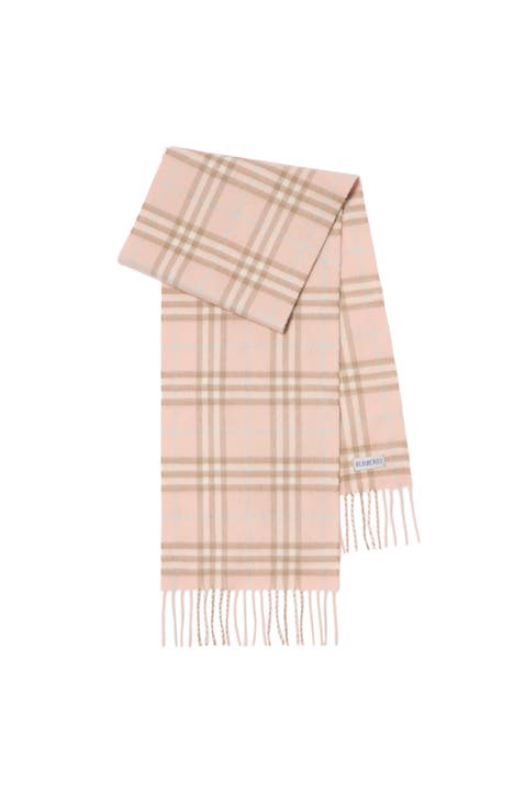 Check Cashmere Scarf
