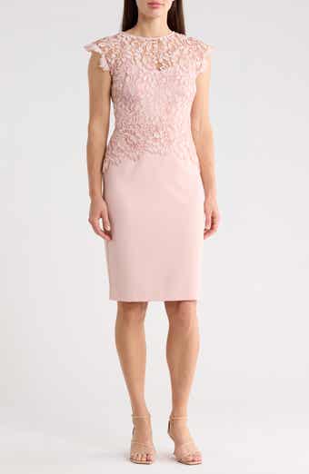 Vince Camuto Lace Peplum Dress