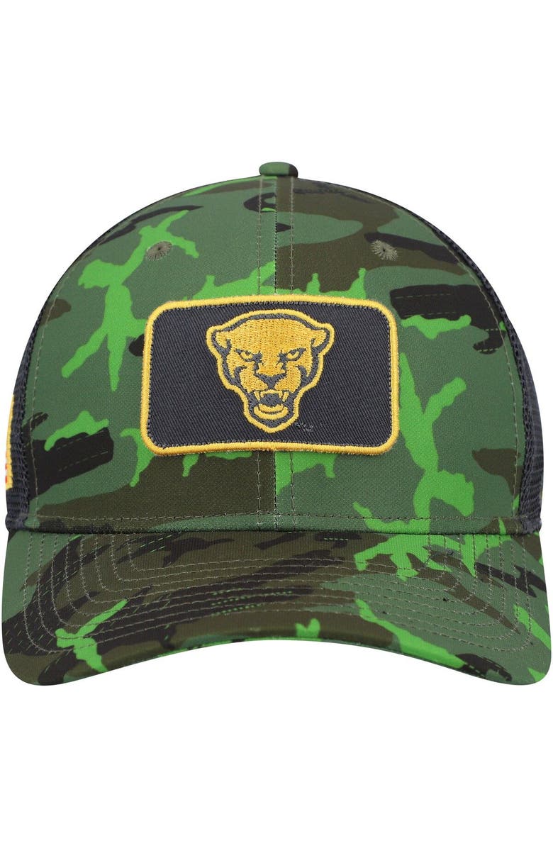 Nike Men's Nike  Camo/Black Pitt Panthers Classic99 Veterans Day Trucker Snapback Hat, Alternate, color, 
