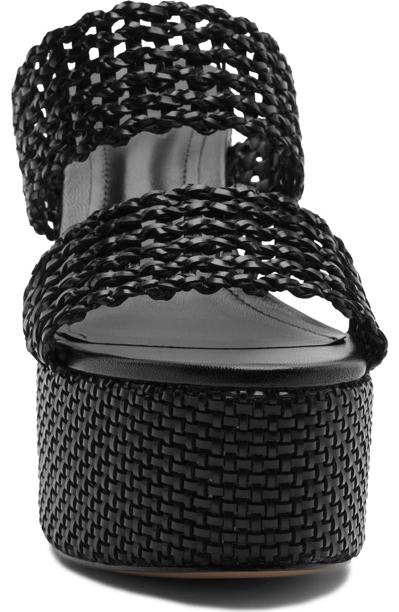 Schutz Aberdeen Platform Sandal, Alternate, color, Black