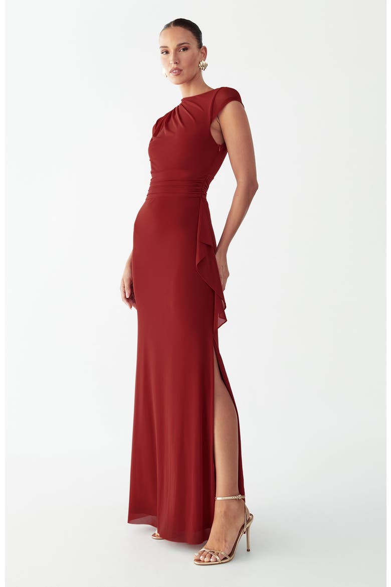 Howard Maxi Dress, Alternate, color, Rust