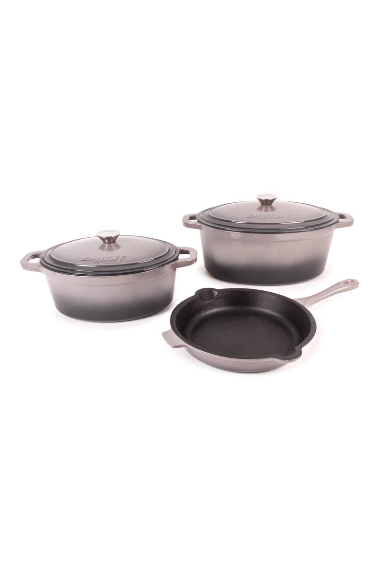 Neo 5-Piece Cast Iron Set, Main, color, OYSTER