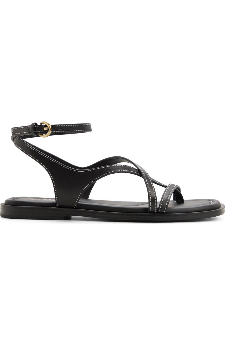 G.H.BASS Palmer Ankle Strap Sandal, Alternate, color, Black
