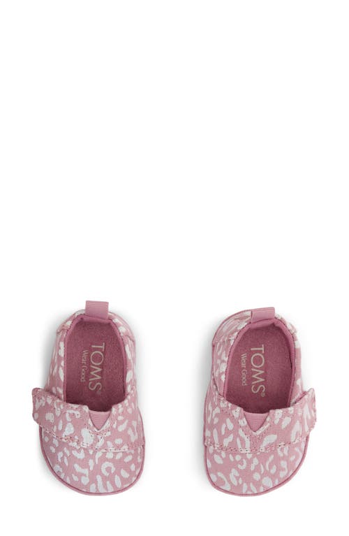 Toms Alpargata Crib Shoe In Pink
