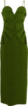 FARM Rio Monstera Leaf Sleeveless Dress