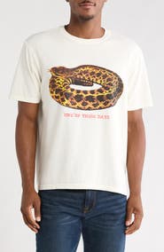 ONE OF THESE DAYS Rattler Cotton Graphic T-Shirt