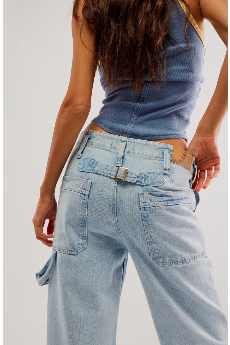 Major Leagues Wide Leg Crop Jeans, Alternate, color, LIGHT STONE
