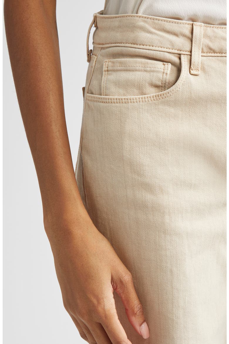 Alicent Wide Leg Jeans, Alternate, color, BISCUIT