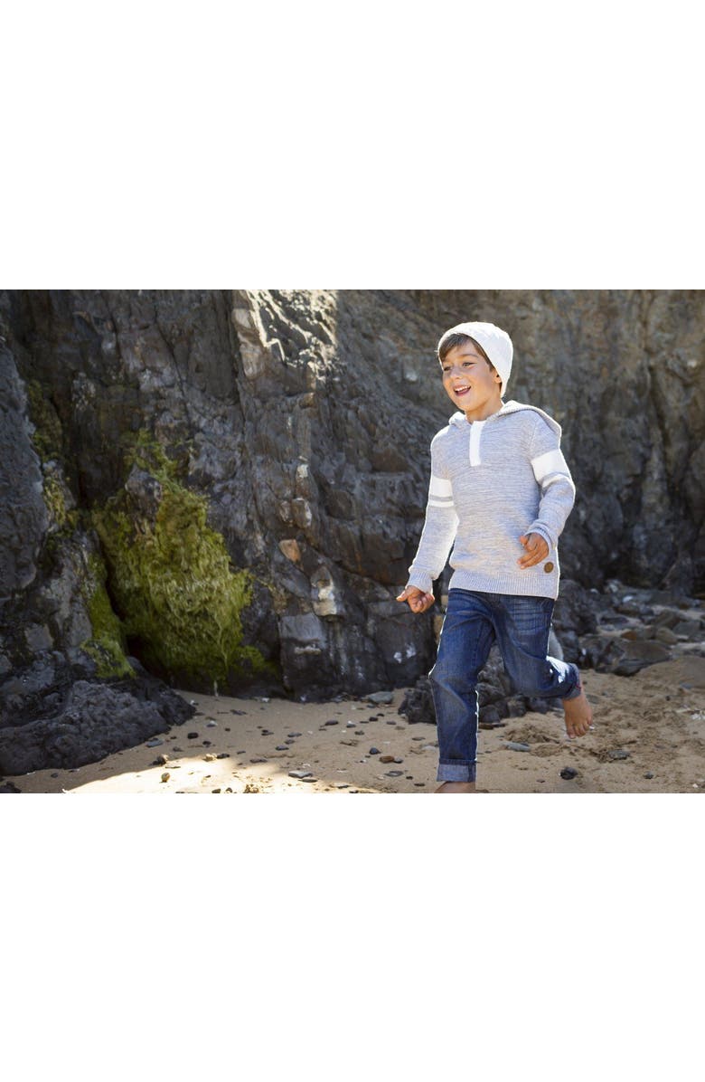Hope & Henry Baby Boys' Hooded Pullover Sweater, Infant, Alternate, color,