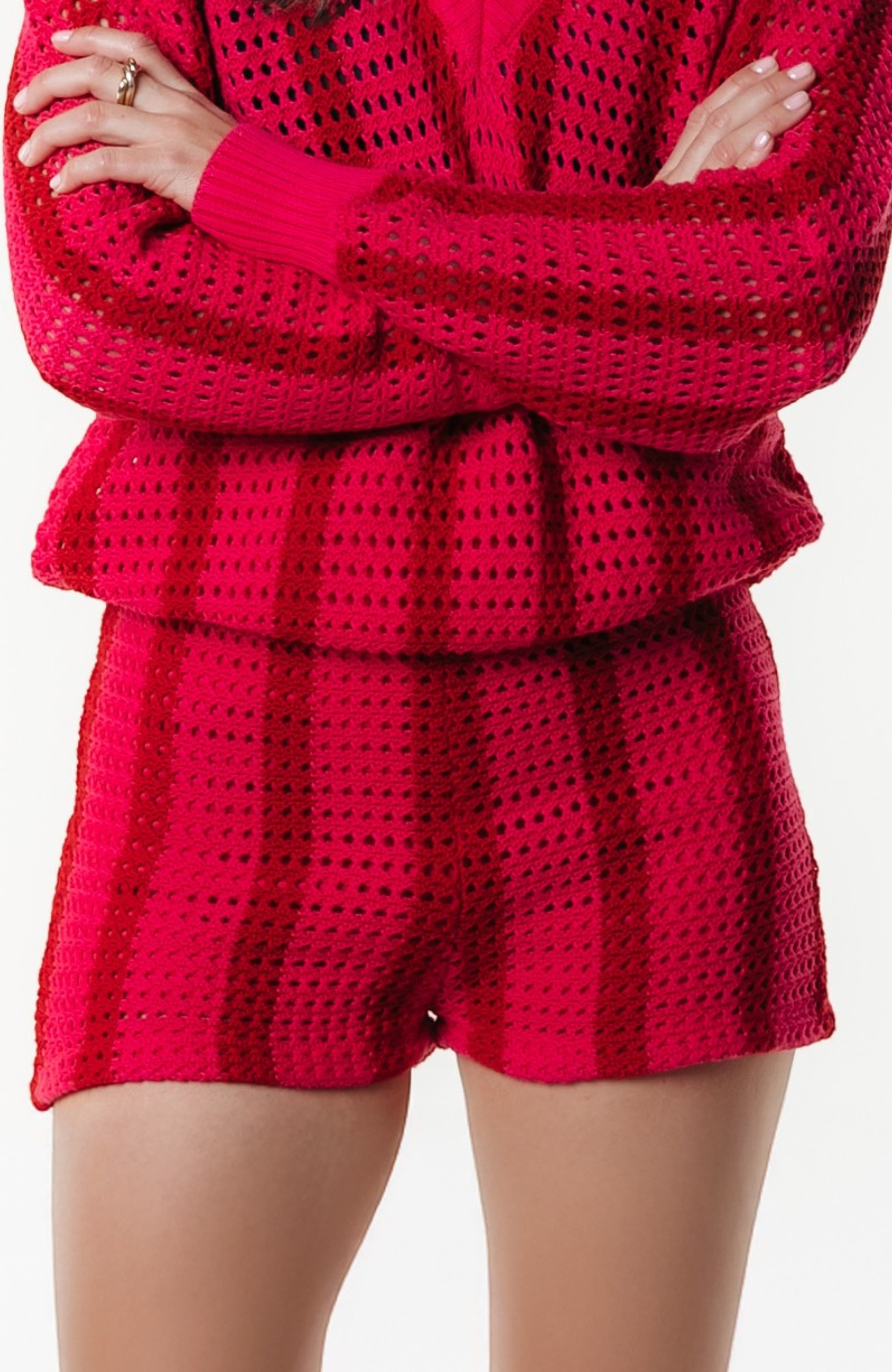 Nolita Crochet Stripe Short - image 3