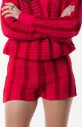 Colourful Rebel Nolita Crochet Stripe Short