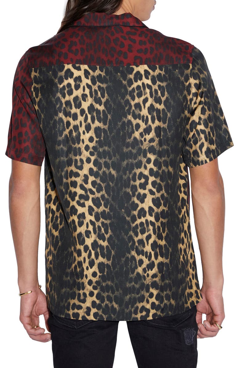 Ksubi Big Kat Two-Tone Resort Camp Shirt, Alternate, color,